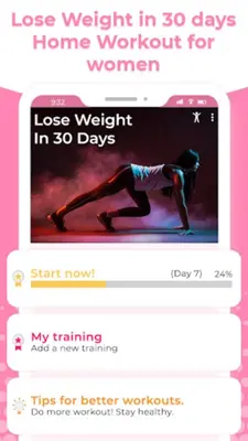 Lose Weight in 30 days - Home android App screenshot 8